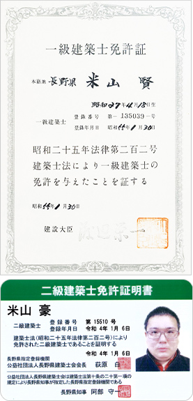一級、二級建築士