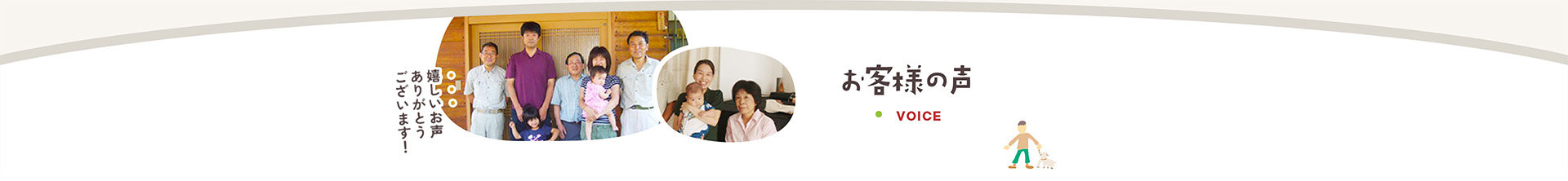 お客様の声 VOICE