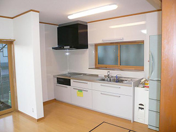 暖かくて、明るいキッチンになりとてもうれしいです。