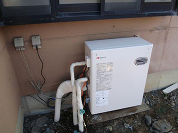 静かで燃費もいい、エコな新しい給湯機取り替えていただきました。