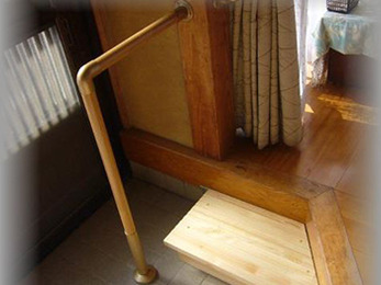 バリアフリーになり快適になりました。ありがとうございます。