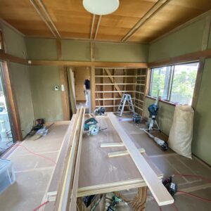 床養生・入口造作
