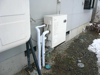 長野市　石油ふろ給湯器取替リフォーム　Ｂ様邸
