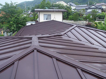 長野市　屋根塗装工事　Ｓ様