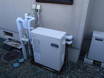長野市 K様邸 石油給湯器取り替えリフォーム施工事例