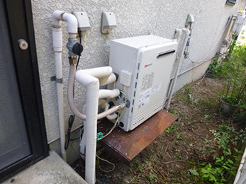 長野市　ガスふろ給湯器取替えリフォーム　Ｋ様